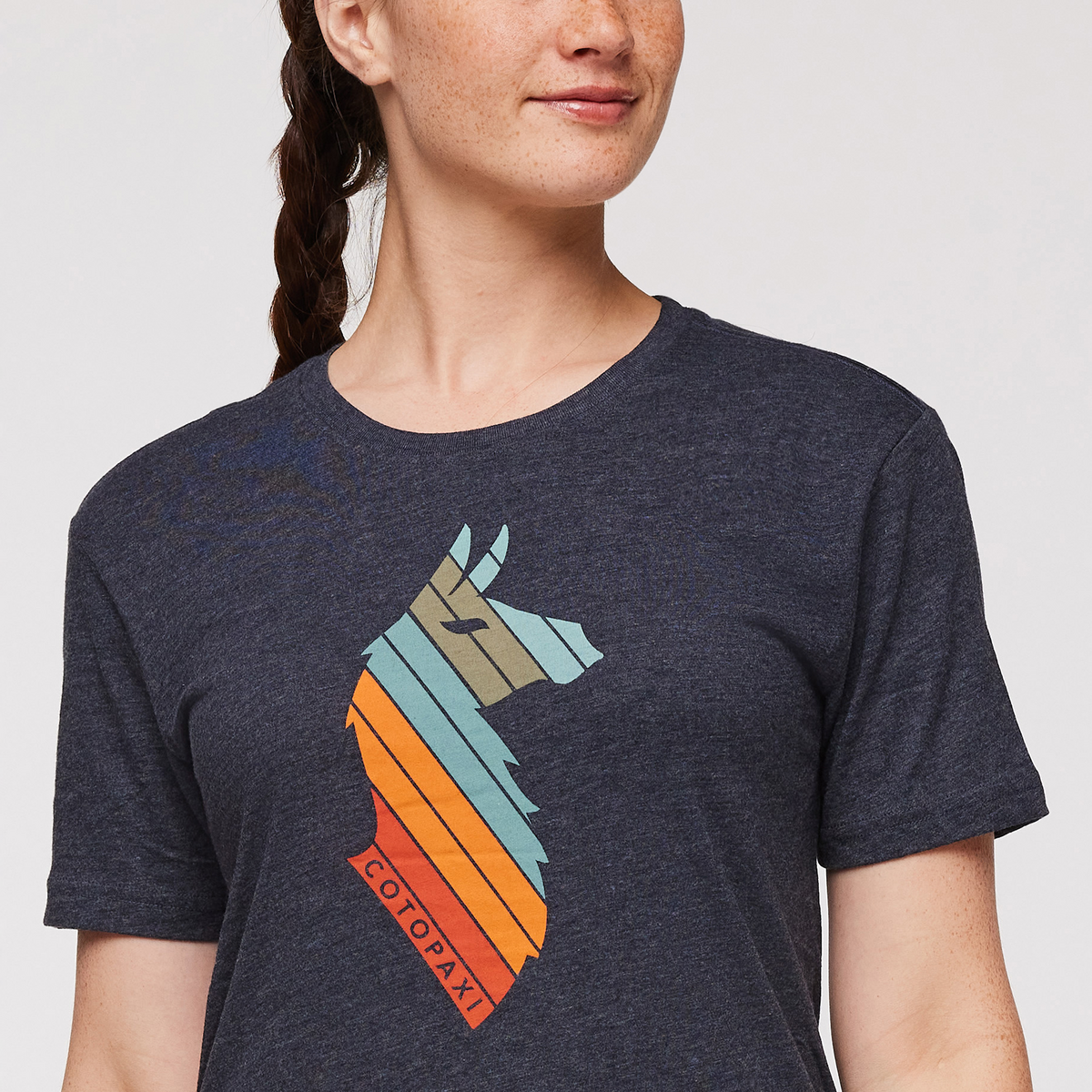 Llama Stripes T-Shirt - Women's