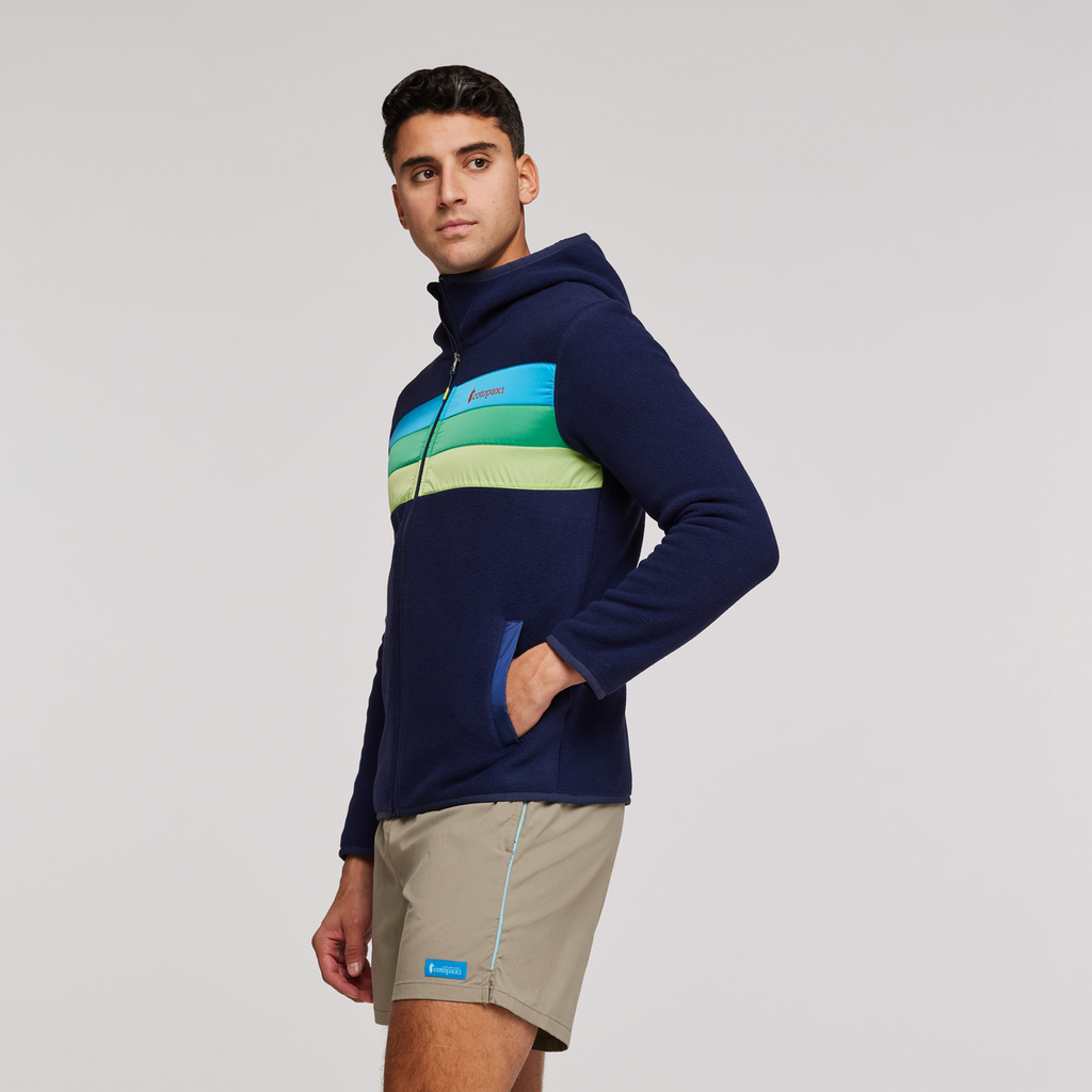 Teca Fleece Hooded Full-Zip Jacket - Men's, Ship Shape, Model Munther